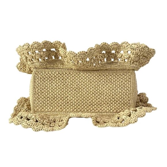 Auth LOEWE Loewe Font Tote Small ALF1B59X25 Natural Raffia - Tote Bag - Picture 5 of 15